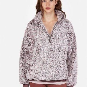 Express Fleece Cropped Quarter Zip